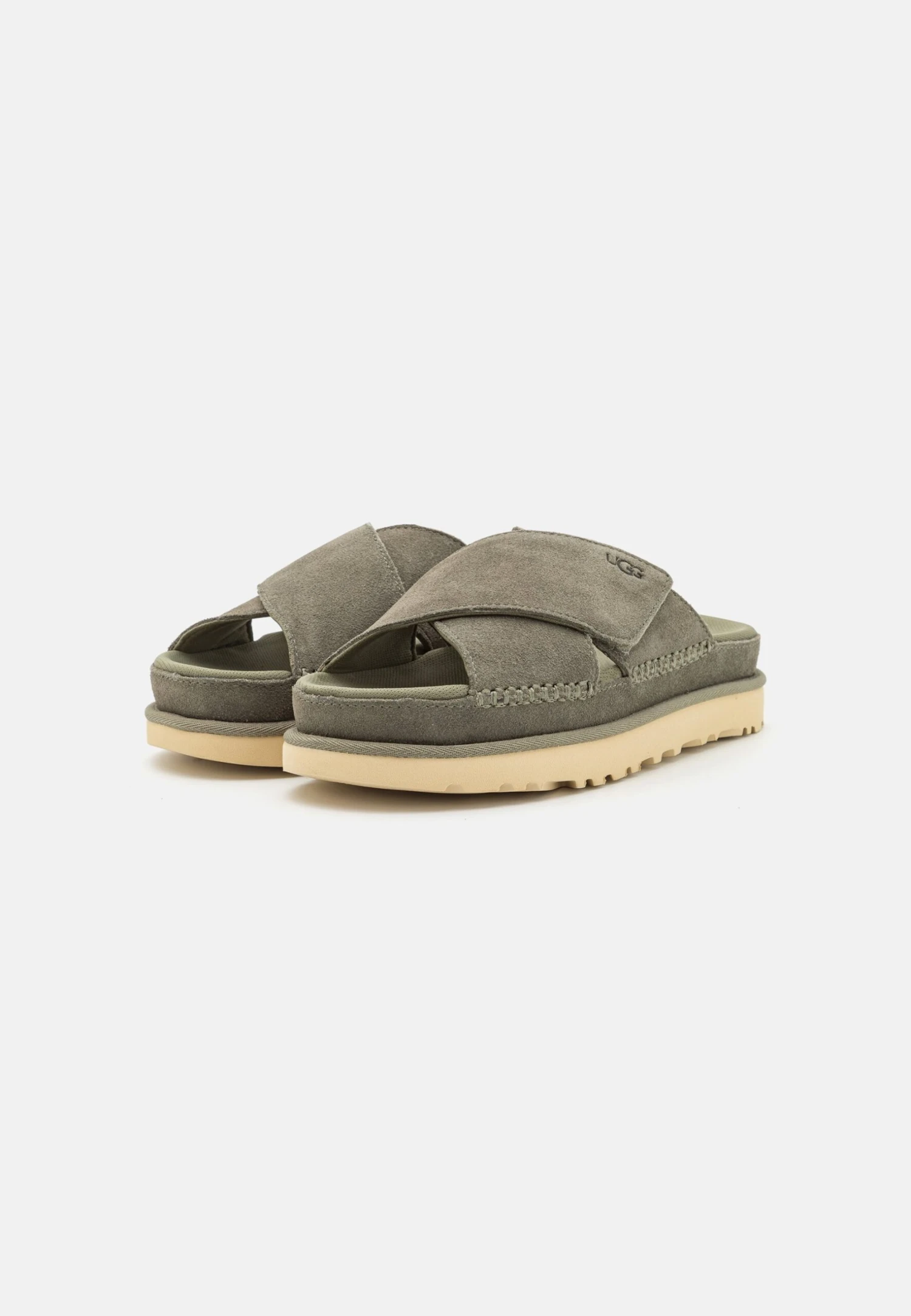 Ugg GoldenstarCross Slide - Mules - Moss Green - Image 3