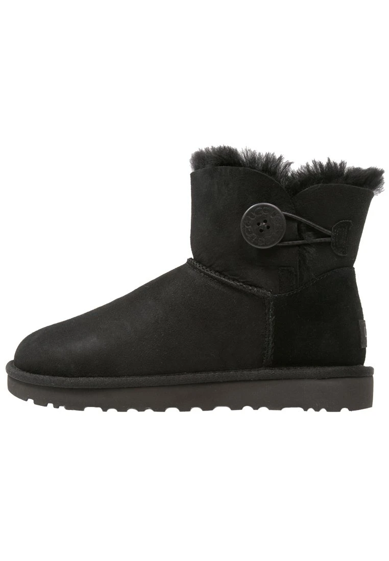 Ugg Mini Bailey Button - Ankle Boots - Black - Image 3