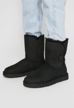 Ugg Bailey Button Ii - Classic Ankle Boots - Black