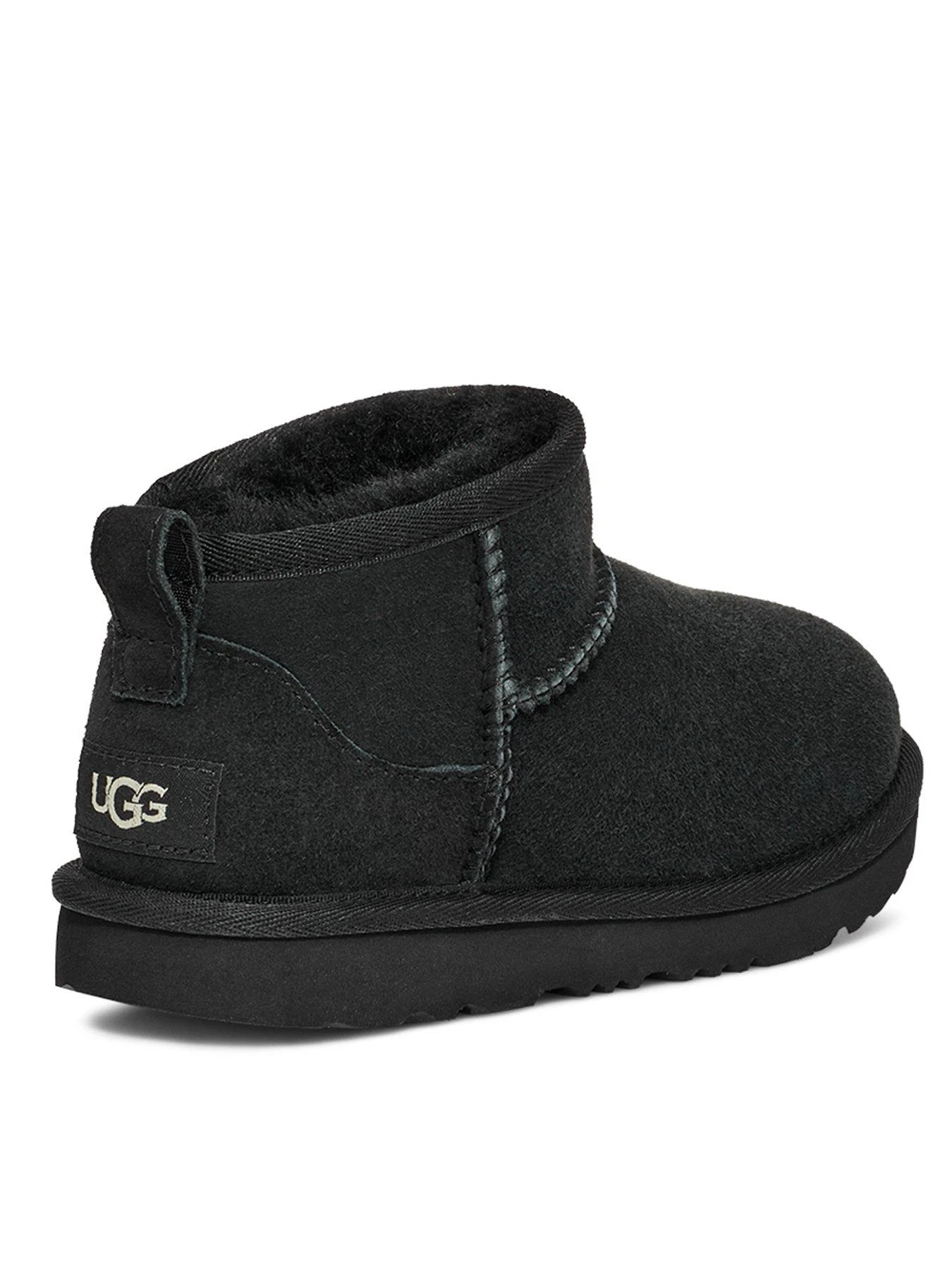 UGG Kids Classic Ultra Mini Classic Boot - Black - Image 2