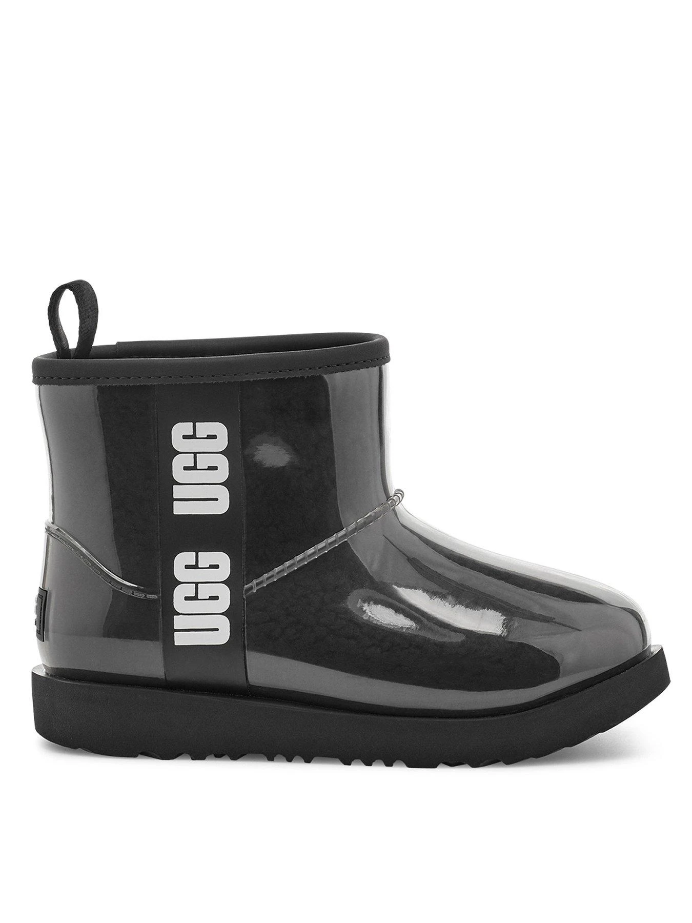 UGG Kids Classic Clear Mini Ii Classic Boot - Black