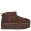 UGG Classic Ultra Mini Platform Boots - Burnt Cedar