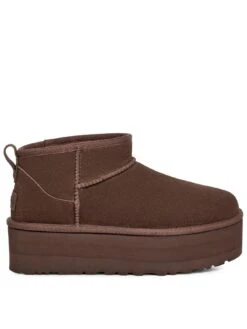 UGG Classic Ultra Mini Platform Boots - Burnt Cedar