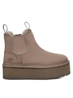 UGG Neumel Platform Chelsea Ankle Boots - Smoke Plume