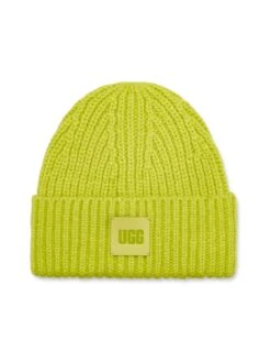 UGG Chunky Rib Beanie - Tennis Green