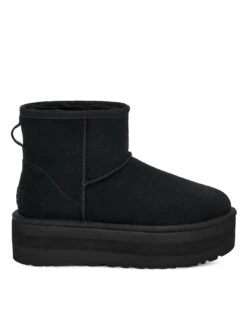 UGG Classic Mini Platform Ankle Boots - Black