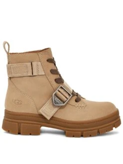 UGG Ashton Lace Up Ankle Boots - Mustard Seed