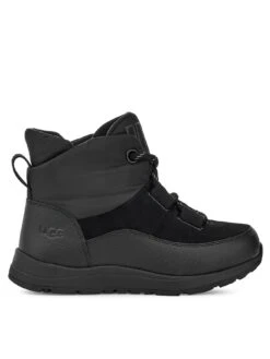UGG Kids Yose Padded Lace Boots - Black