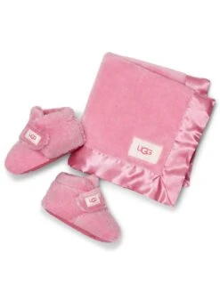 UGG I Baby Bixbee And Lovey Gift Set - Pink