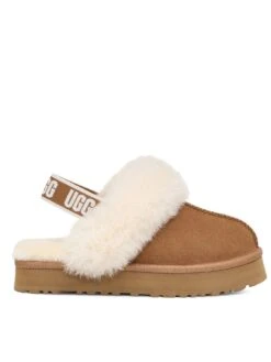 UGG Kids Funkette Slipper - Brown