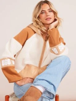 UGG Ugg Carrabella Ugg Fluff Jacket - Plaster Multi