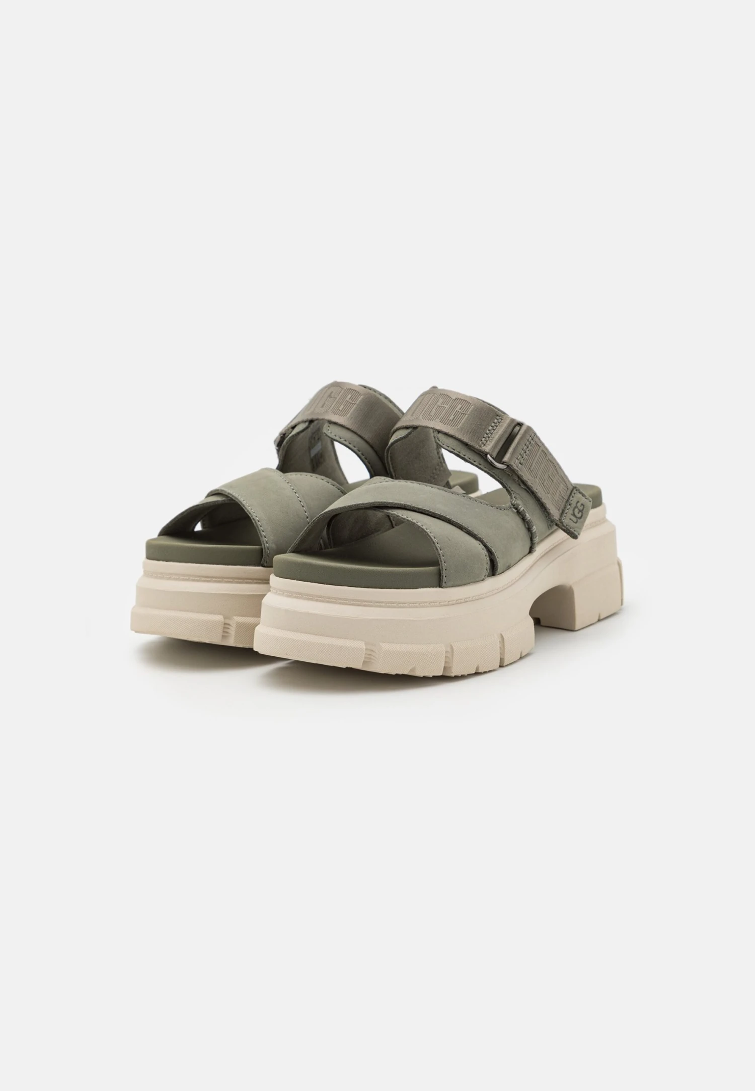 Ugg Ashton Slide - Heeled Mules - Moss Green - Image 3