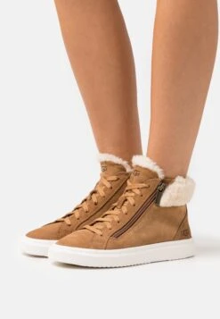 Ugg Alameda Mid Zip - High-Top Trainers - Chestnut