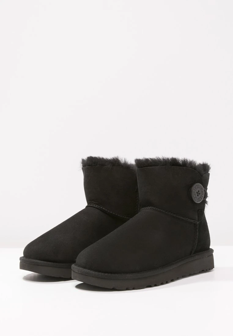 Ugg Mini Bailey Button - Ankle Boots - Black - Image 6